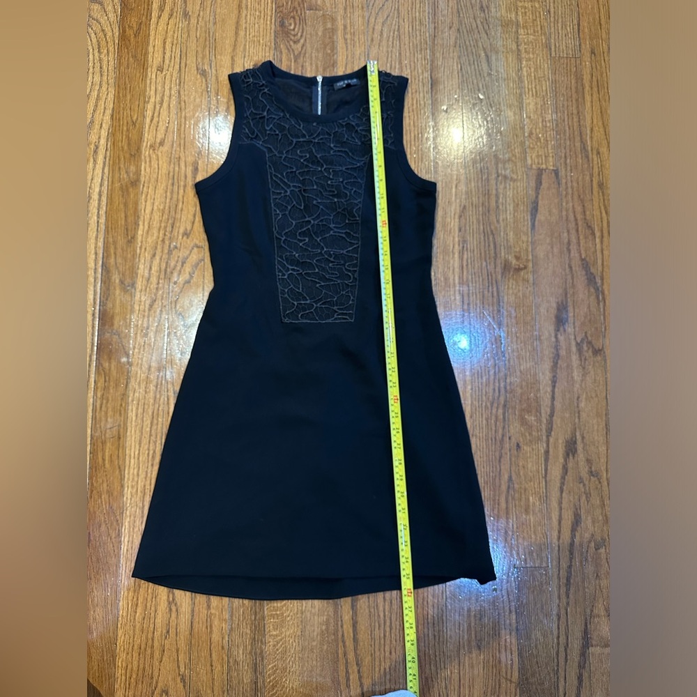 Rag & bone sleeveless black dress with lace detailing size 4